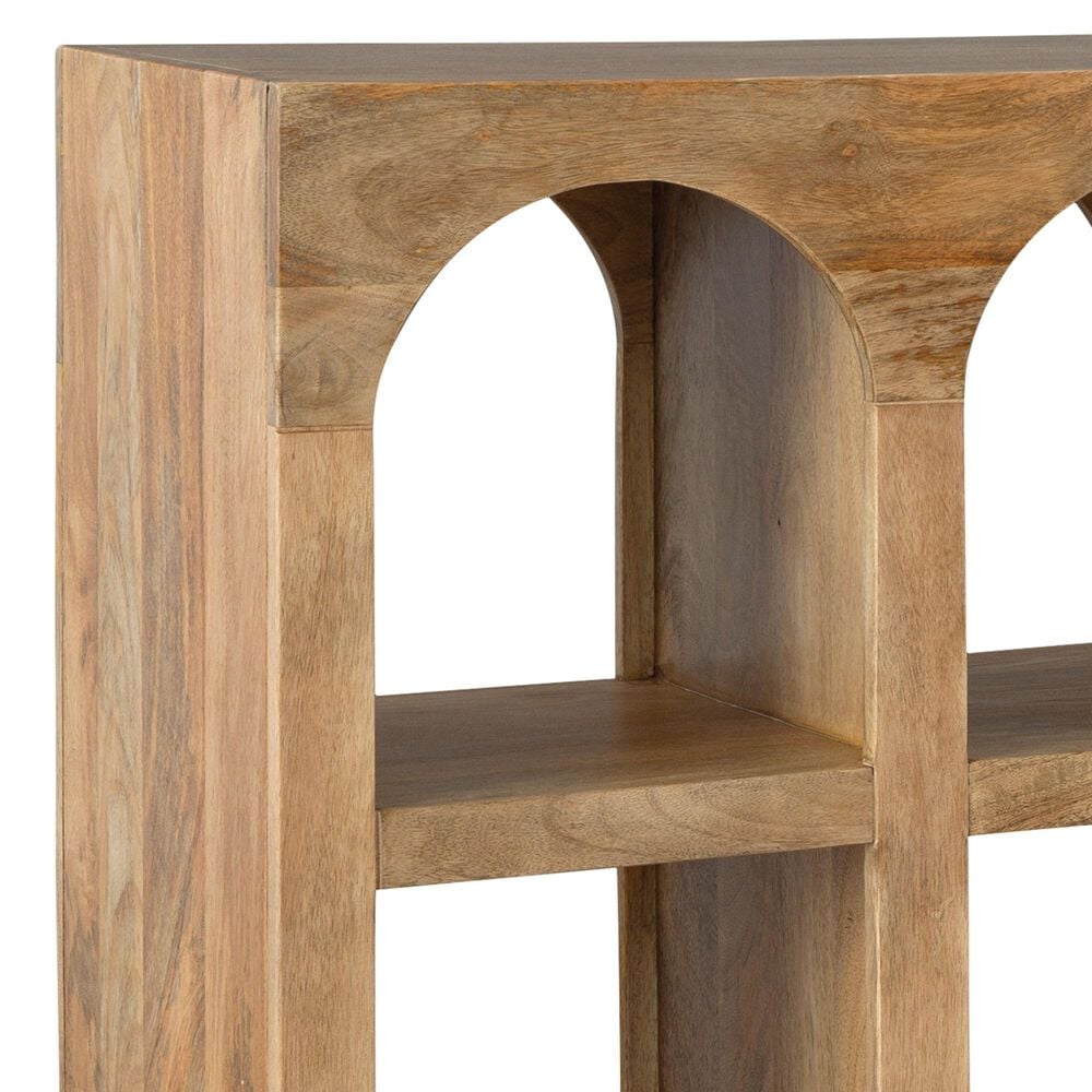 Ashley Luzmanacy Console Sofa Table in Natural Brown, , large
