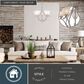 Vaxcel Monrovia 5-Light Chandelier in Brushed Nickel, , large