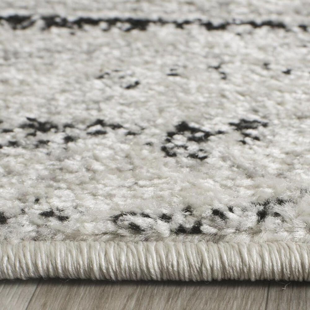 Safavieh Adirondack ADR117B 2&#39;6&quot; x 18&#39; Ivory and Silver Runner, , large