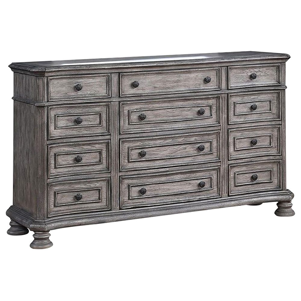 Sasha Lee Lake Way 12-Drawer Dresser in Sandblasted Gray, , large