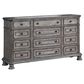 Sasha Lee Lake Way 12-Drawer Dresser in Sandblasted Gray, , large