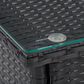 CorLiving Parksville Patio Side Table in Black, , large