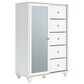 Ashley Kozlani 5-Drawer Dressing Chest in White, , large