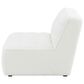 Coaster Sunny Armless Chair in Ivory, , large