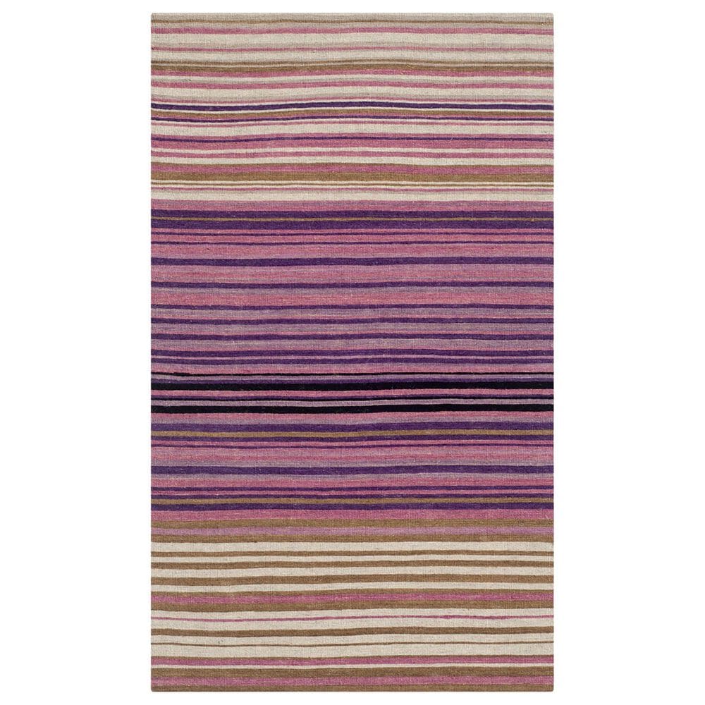Safavieh Marbella 4" x 6" White and Lilac Area Rug, , large