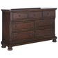 Millenium Porter 7 Drawer Dresser in Burnished Brown, , large