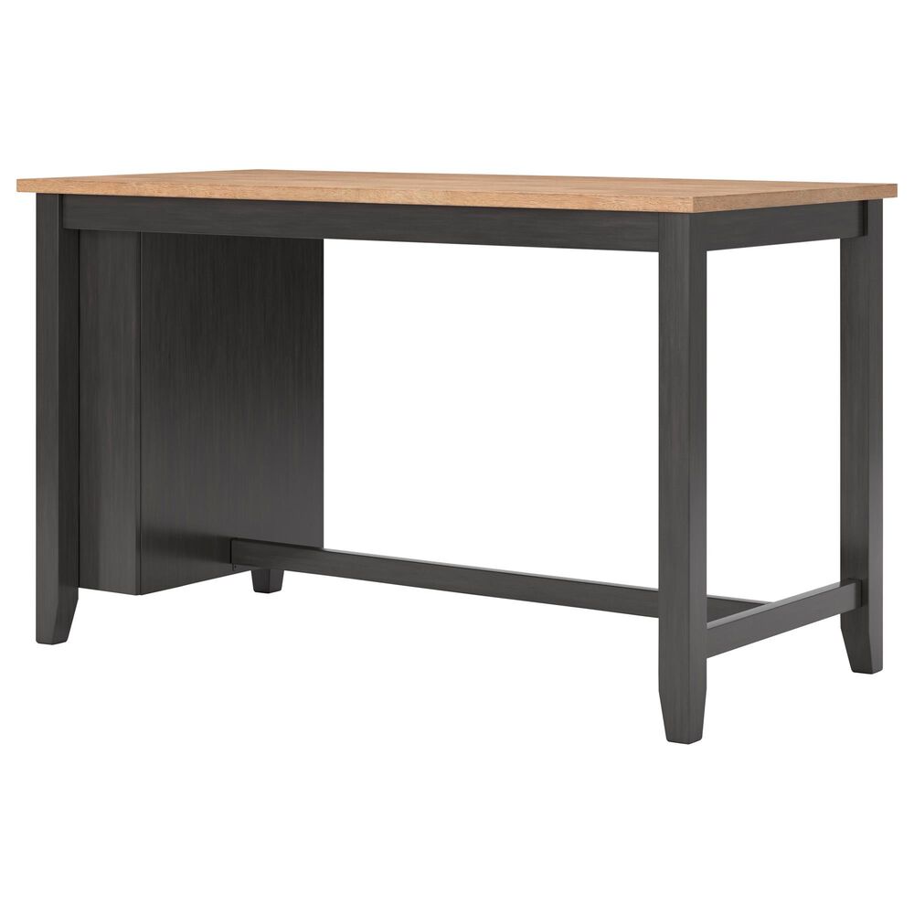 Ashley Gesthaven Counter Height Table in Light Natural and Dark Brown - Table Only, , large