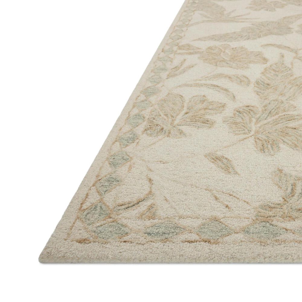 Loloi Lenore Ivory and Multicolor 7'9" x 9'9" Area Rug, , large