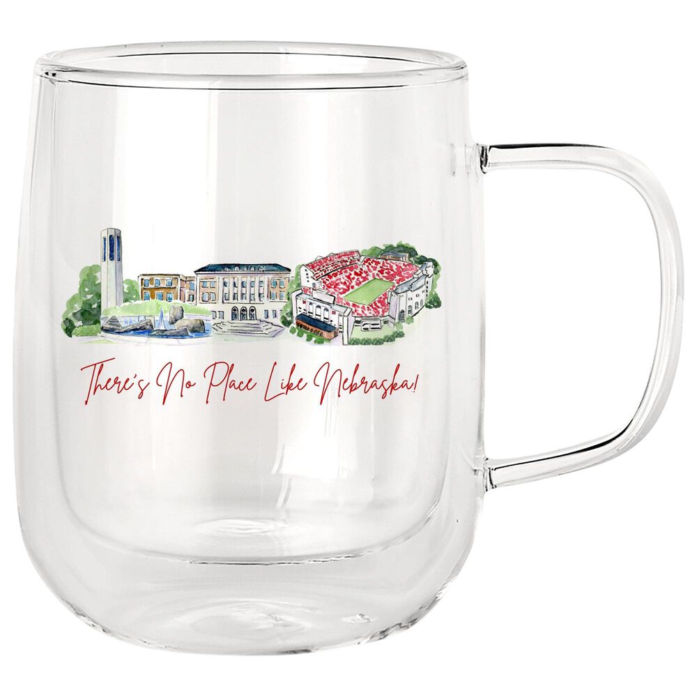 Valiant Gifts Nebraska Landmark Glass Mug in Red, , large