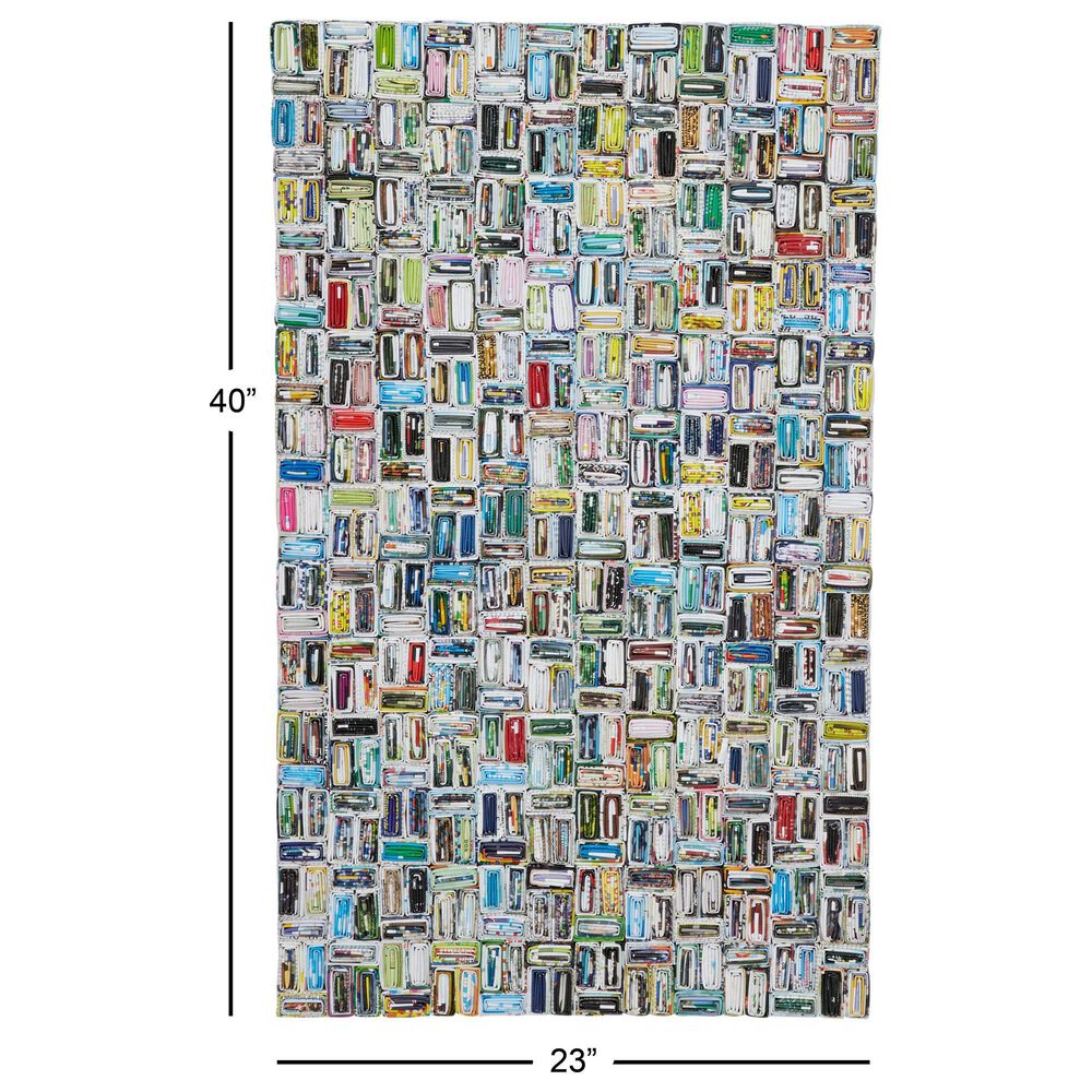 Maple and Jade 23&quot; x 40&quot; Abstract Wall Decor in Multicolor, , large