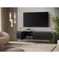 BDI Plume 80" 4-Door Media Cabinet in Walnut and Bronze, , large