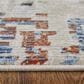 Feizy Sonora 39NVF 6"7" x 9"6" Ivory and Multicolor Area Rug, , large