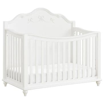 Mayberry Hill Alana Crib with Guardrails in White, , large