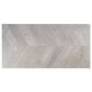 Soho Studio Elan Chevron Grey 24" x 48" Porcelain Tile, , large
