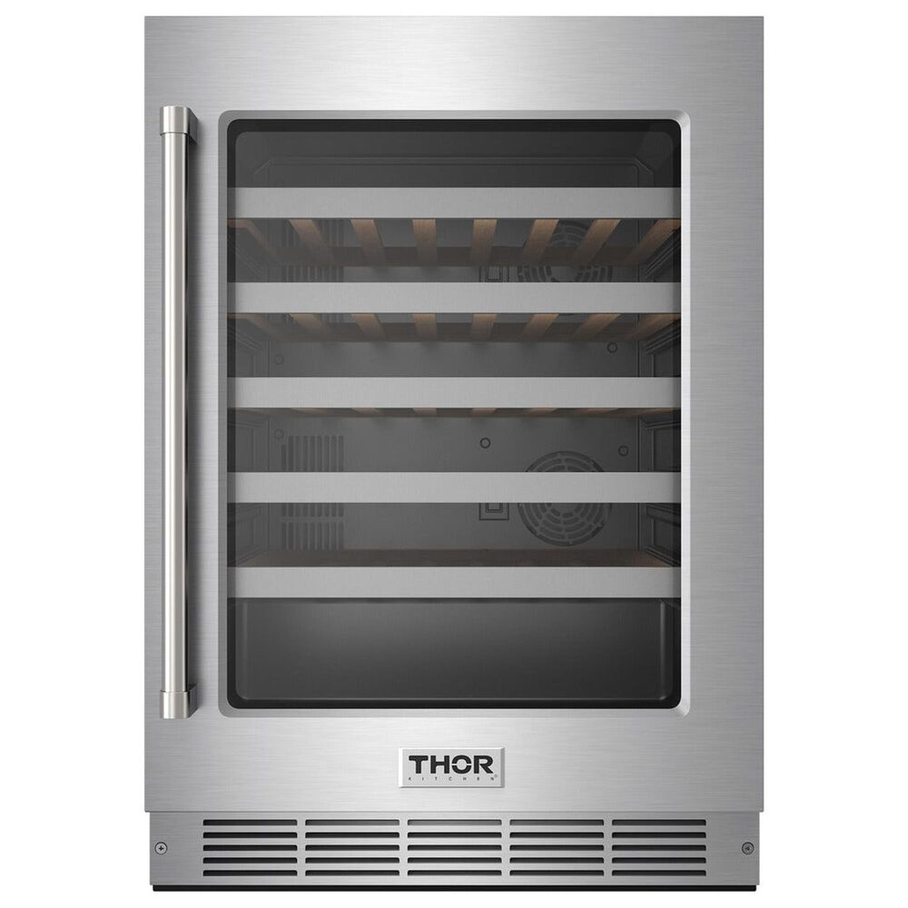 Thor Kitchen 24" Single Zone Wine Cooler in Stainless Steel, , large