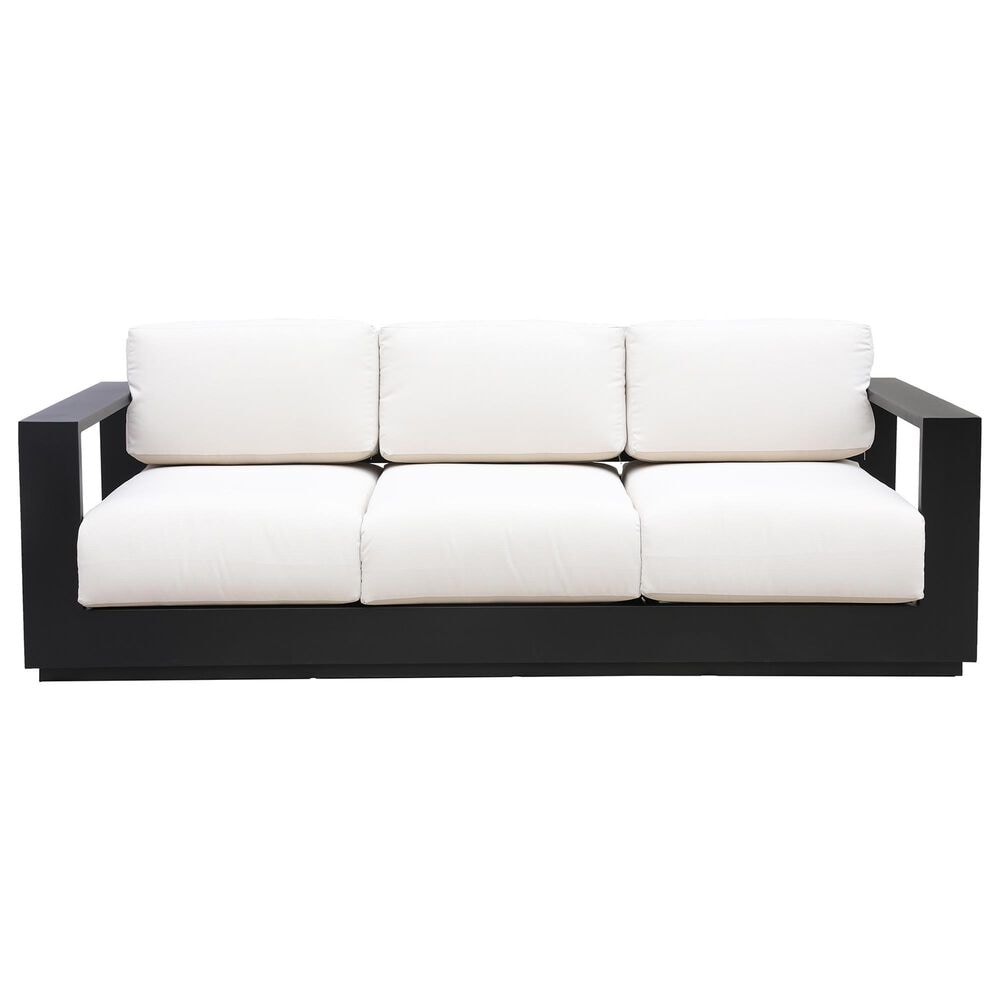 GatherCraft Milan Sofa with Cushion in Linen Ivory, , large