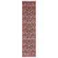 Safavieh Riviera 2"2" x 9" Black and Red Runner, , large