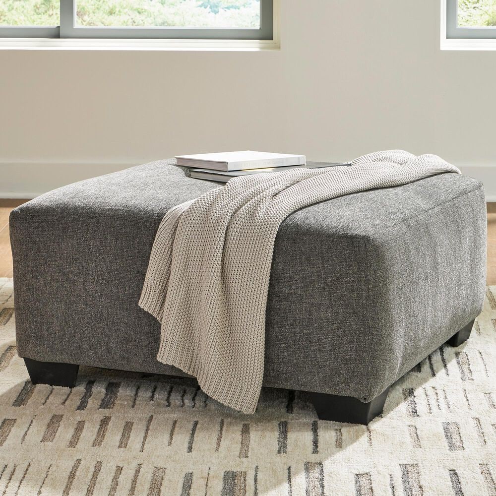 Ashley Clarington Oversized Accent Ottoman in Greystone, , large