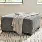 Ashley Clarington Oversized Accent Ottoman in Greystone, , large
