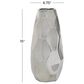 Maple and Jade 15" x 7" Vase in Silver, , large