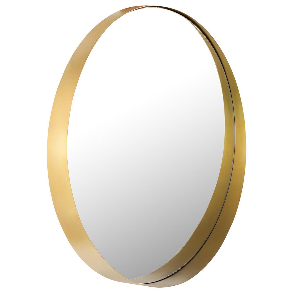 Tov Furniture Rella Mirror in Brass, , large