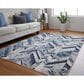 Feizy Indio 5" x 8" Navy and Beige Area Rug, , large