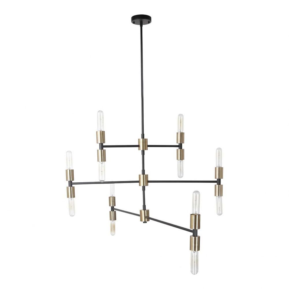 Moe's Home Collection Gamma Pendant Light in Brown, , large