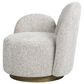 Jennifer Taylor Home Duo Left Arm Facing Swivel Accent Chair in Multi-Greige Beige, , large