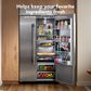KitchenAid 30 Cu. Ft. Built-In Side-by-Side Refrigerator with Platinum Interior in Juniper, , large