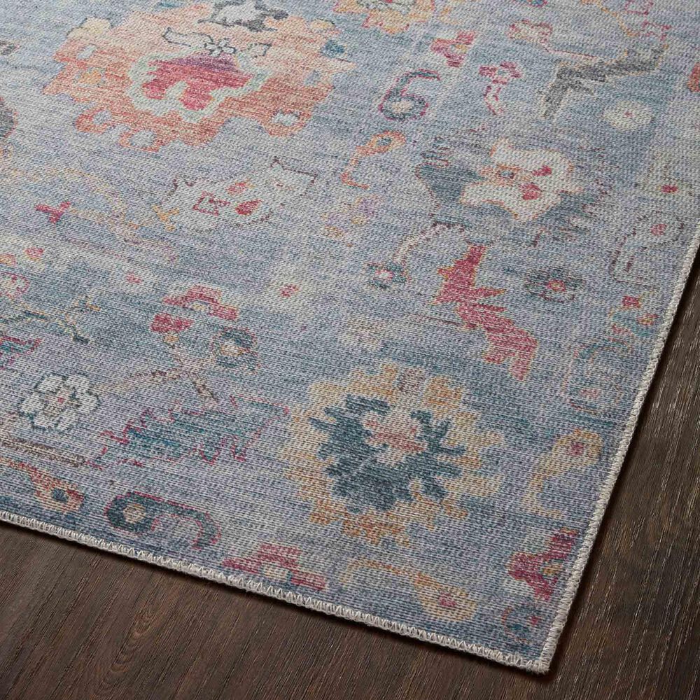 Loloi II Elysium 2&#39; x 5&#39; Denim and Multicolor Runner, , large