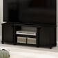 HOMLUX 43.8" TV Stand with 2-Door in Espresso and Black, , large