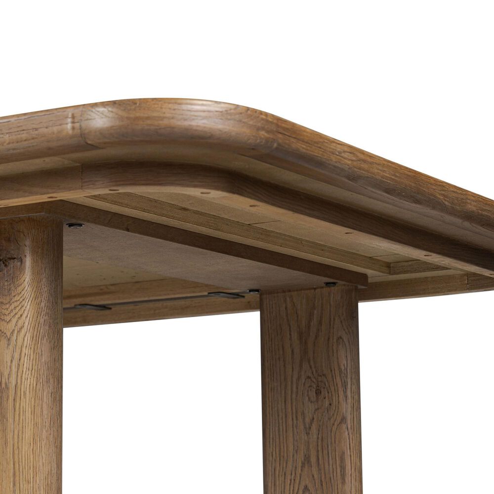 Four Hands Bramwell Dining Table 118"-Weathered Oak-Weathered Oak Veneer, , large