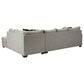 Ashley Megginson 2-Piece Left Facing U-Shaped Sectional with Sofa Chaise in Storm, , large