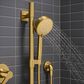 Kohler Awaken Showering Kit in Vibrant Brushed Moderne Brass, , large