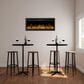 Timberlake Hastings Home 50" Electric Wall Fireplace in Black, , large