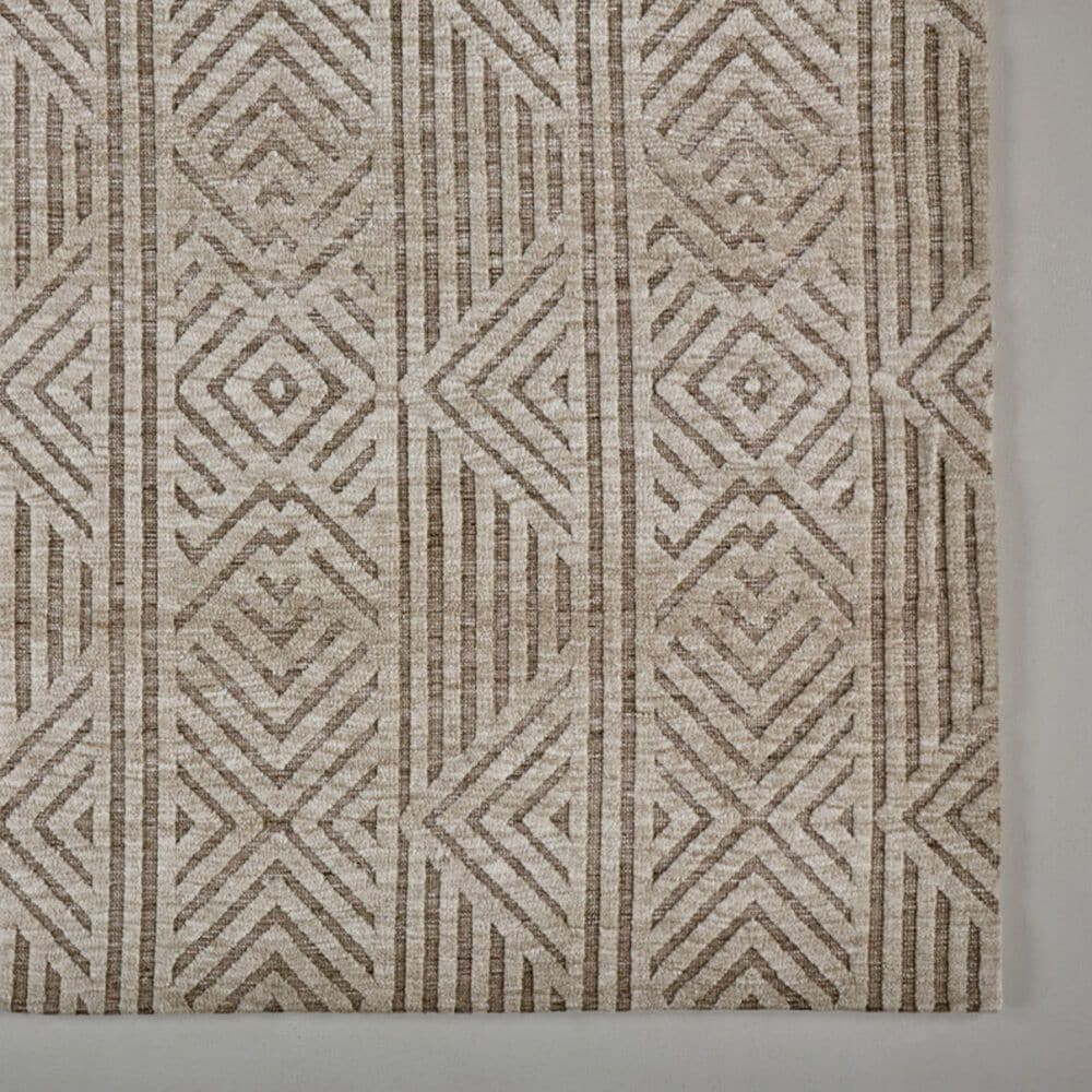 Feizy Colton 5&#39; x 7&#39; Brown Area Rug, , large