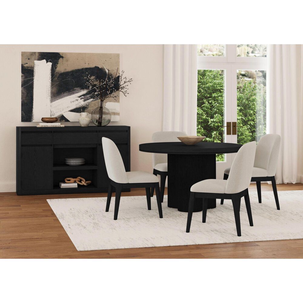 37B Rosalie Side Chair in Black, , large