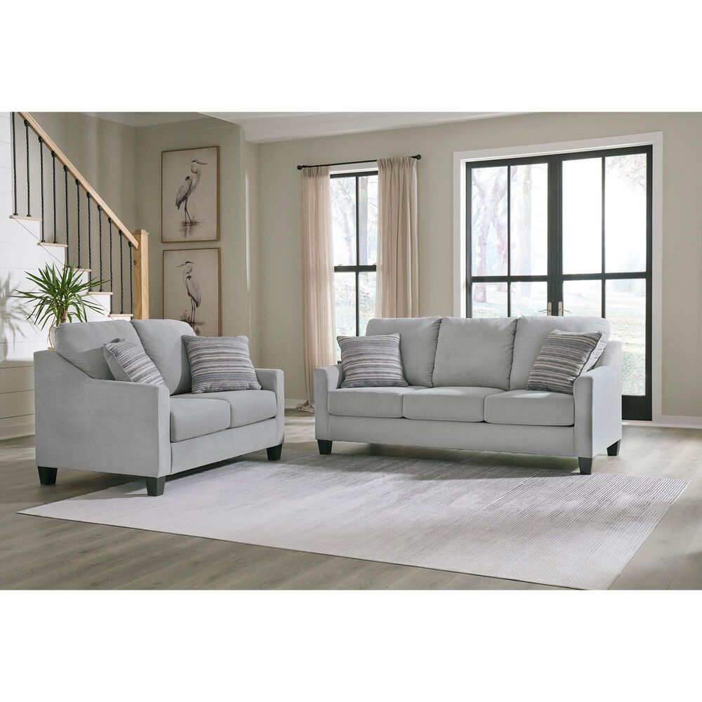Ashley Adlai Stationary Loveseat in Shadow, , large