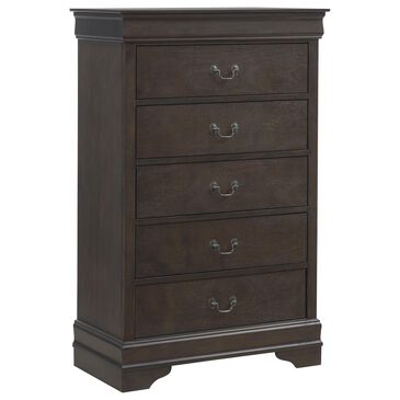 Signature Design by Ashley Leewarden 6 Drawer Chest in Dark Brown, , large