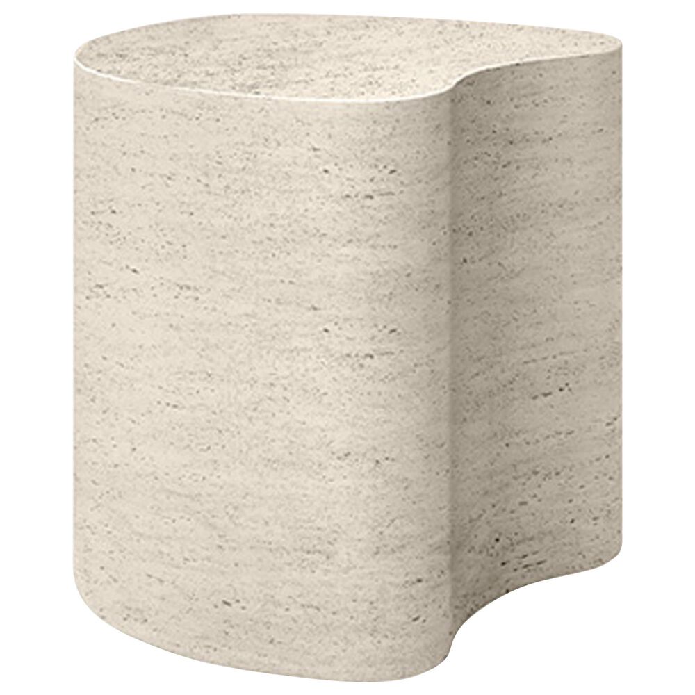 Ebel Outdoor Furniture Tahoe Patio End Table in Shell, , large