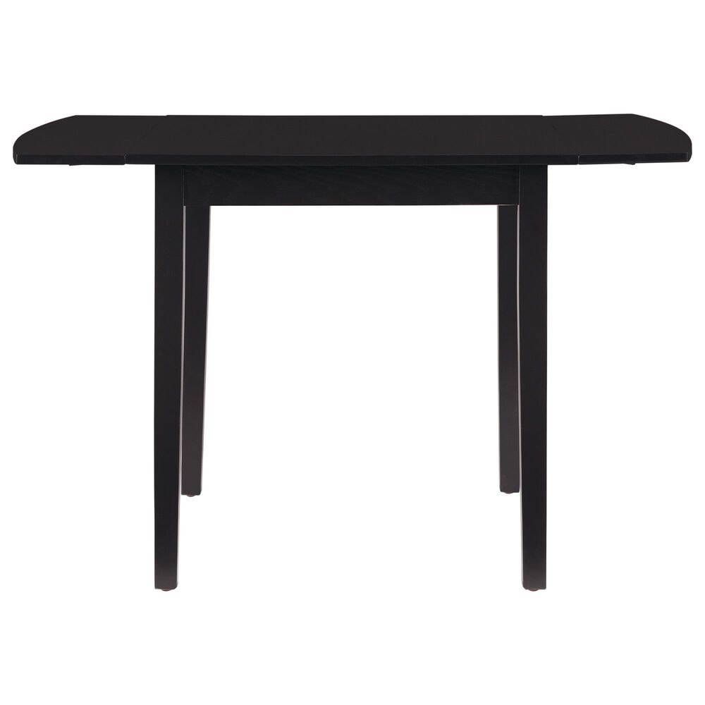 Linon Home Decor Torino Drop Leaf Dining Table in Black - Table Only, , large