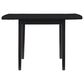 Linon Home Decor Torino Drop Leaf Dining Table in Black - Table Only, , large