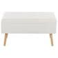 Lumisource Storage Bench with Cream Cushion in Natural, , large