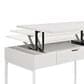 OSP Home Contempo Sit-To-Stand Adjustable Height Desk in White Oak, , large
