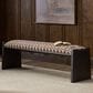 Four Hands Eros Accent Bench in Sandhill Cocoa, , large