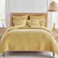 Levtex Mills Waffle 3-Piece Full/Queen Quilt Set in Ochre, , large