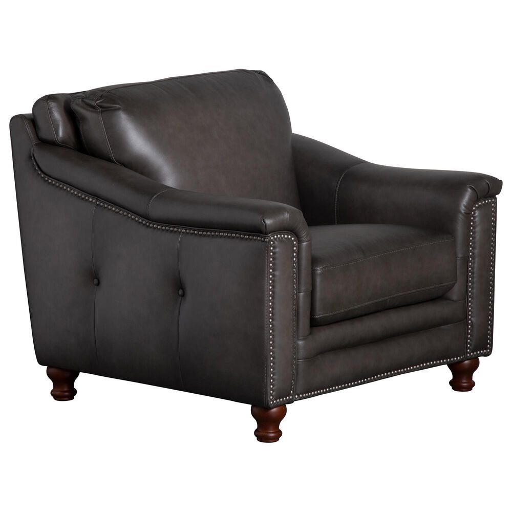 Hydeline Leather Chair in Ash, , large