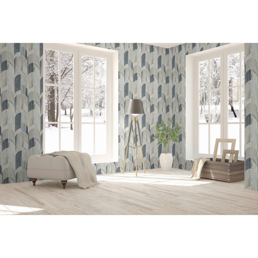 Dal-Tile Gamma Azure 8&quot; X 19&quot; ARCHWAY Natural Stone Mosaic Sheet, , large