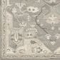 Surya Caesar 6" x 9" Oval Charcoal, Taupe, Tan, Black, Light Beige and Brown Area Rug, , large