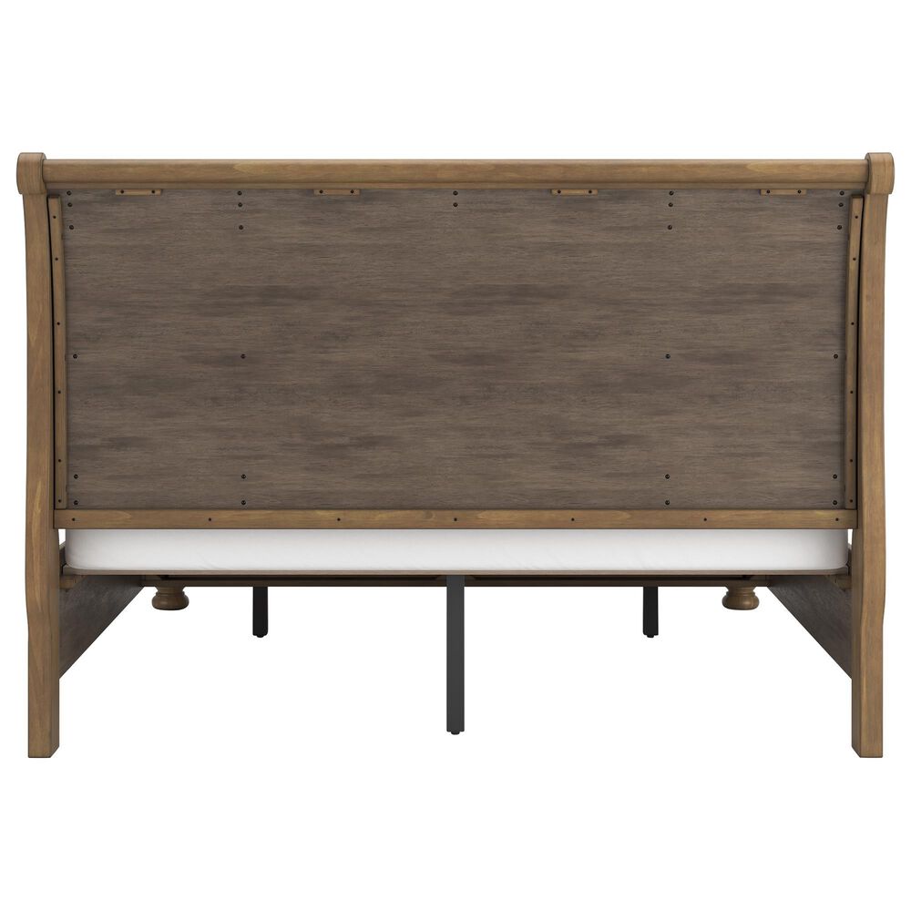 Ashley Feddinger King Storage Sleigh Bed in Chestnut Brown, , large